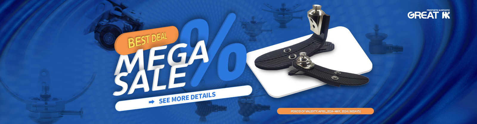 Best Deal Mega Sale For Prosthetic Knee joint and Carbon fiber foot