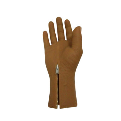 XXL Female Prosthetic Gloves Silicone With Zipper