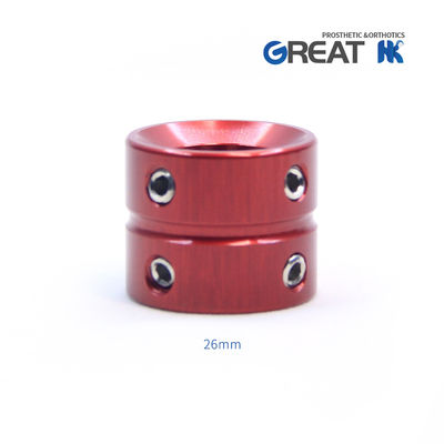 Aluminum Pediatric Prosthetic Double Head Adapter Length 26mm