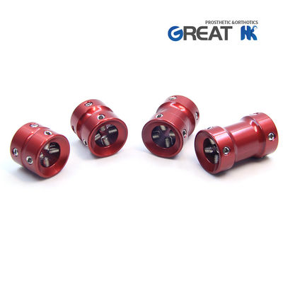 Aluminum Pediatric Prosthetic Double Head Adapter Length 26mm