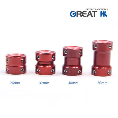 CE Certified Aluminum Pediatric Prosthetic Double Head Adapter Length 32mm