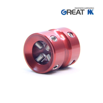 CE Certified Aluminum Pediatric Prosthetic Double Head Adapter Length 32mm