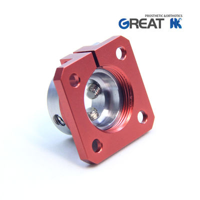 Aluminum 4 Hole Pediatric Pyramid Receiver Socket Adaptor Rotatable And Adjustable