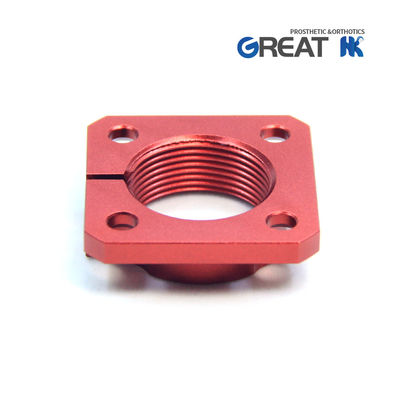 4 Hole Aluminum Pediatric Prosthetic Socket Adapter 45Kg 99LBS Max Load
