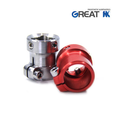 Aluminium 7075 Pediatrics Prosthetic Tube Clamp Adaptor For Lower Limb