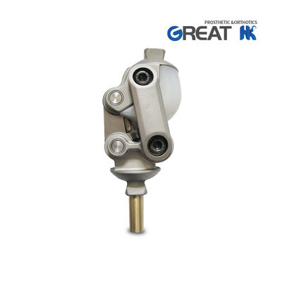Four Bar Linkage Stainless Steel Prosthetic Knee Joint , Prosthetic Self Lock Knee Joint