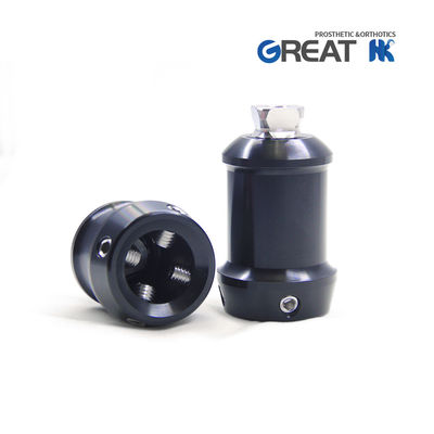 Aluminium 7075 Lower Limb Prosthetic Components Double Head Adaptor Pyramidal