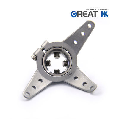 Three Anchor Rotatable Lower Limb Prosthetic Components Socket Adaptor