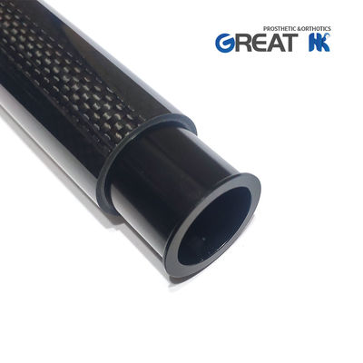 Aluminium Lower Limb Prosthetic Components Carbon Fiber Inner Pylon Adapter