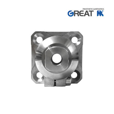 Stainless Steel Lower Limb Prosthetic Components , Pyramid Socket Adapter