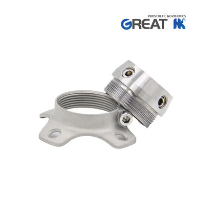 Titanium GR5 Lower Limb Prosthetic Components , Prosthetic Rotatable Pyramid Receiver Adapter