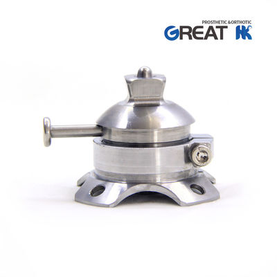 Four Anchor Stainless Steel Prosthetic Shuttle Lock With Pyramid Adapter For Below Knee Using